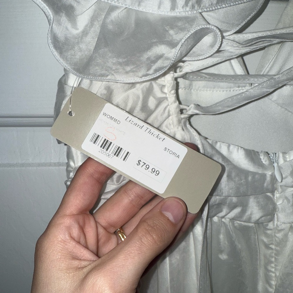 Lizard Thicket White Ruffled Maxi Dress - Picture 5 of 5